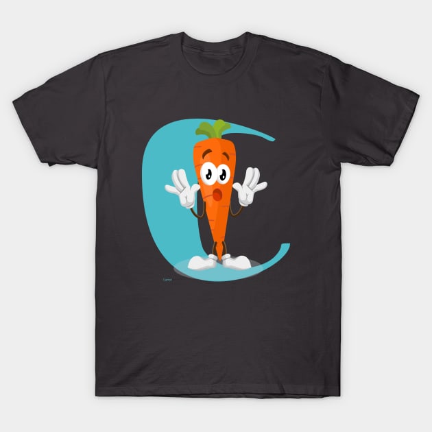 Alphabet n Carrot T-Shirt by Rumah Animaton